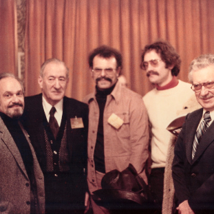 Sam Goldfarb, Vacchiano, Roger Murtha, Edwin De Groat, Claude Gordon at the NYBCS