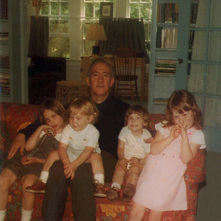 Vacchiano with his grandchildren (Jennifer, Michael, Emily, and Carolyn)