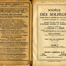 Lavignac Solfege Book